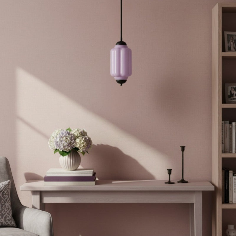 Eloise Vintage Glass Pendant Lamp - Slim Shade Lighting for Kitchen