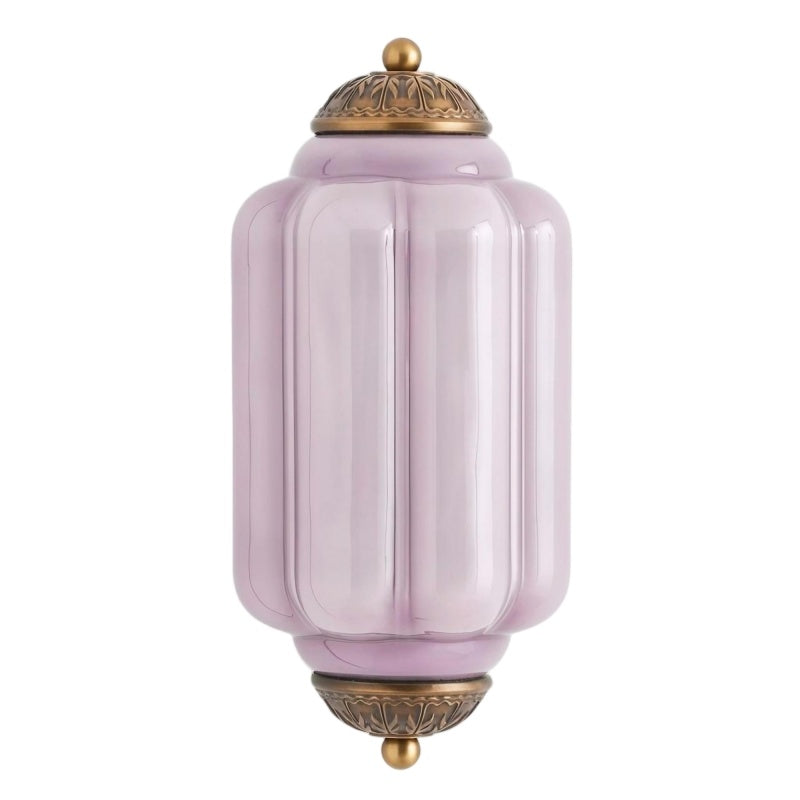 Eloise Flush Mount Sconce - Vintage Milk Glass Light for Bedside
