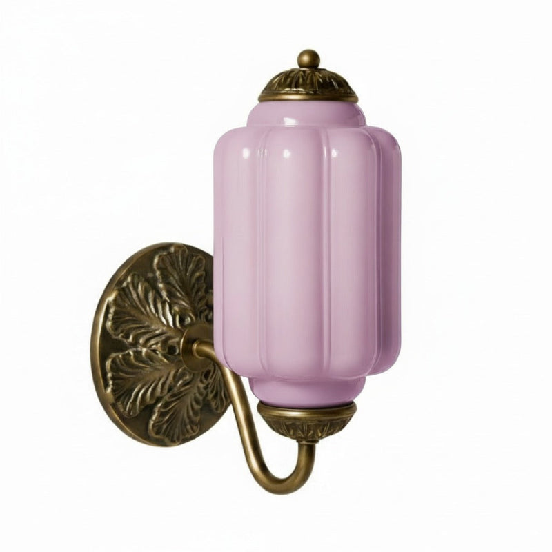 Milk Glass Vintage Eloise Bedside Wall Sconce
