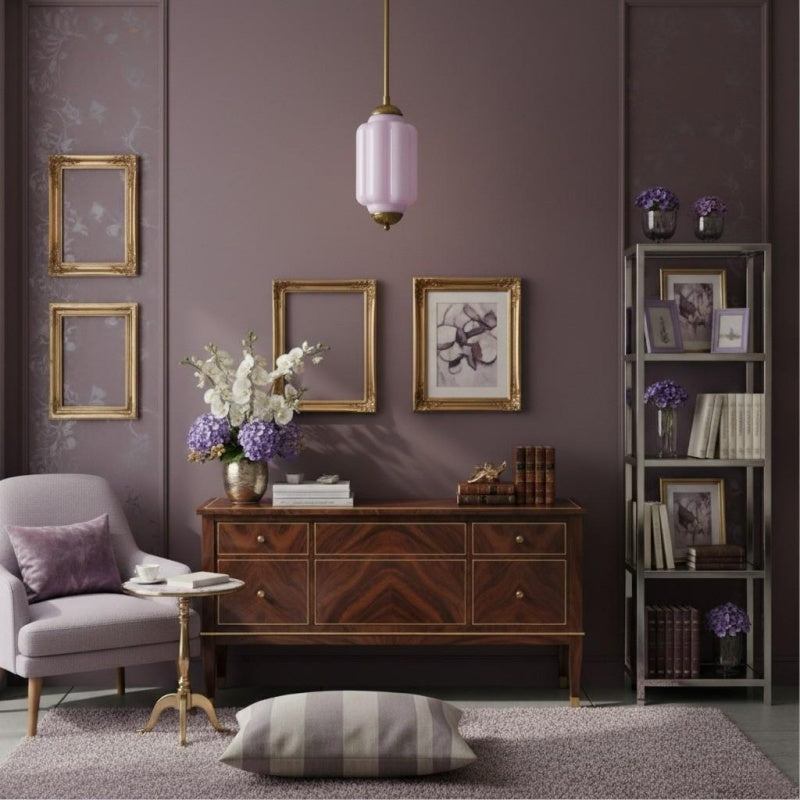 Eloise Vintage Glass Pendant Lamp - Slim Shade Lighting for Kitchen