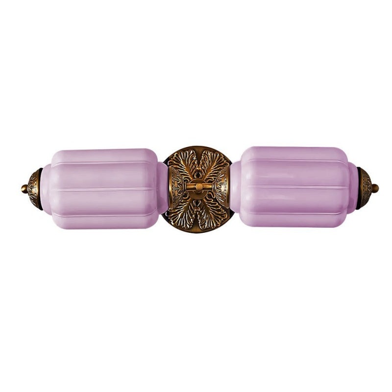 Eloise Laternen-Wandleuchte – Vintage-Glasschirm für Flurbeleuchtung