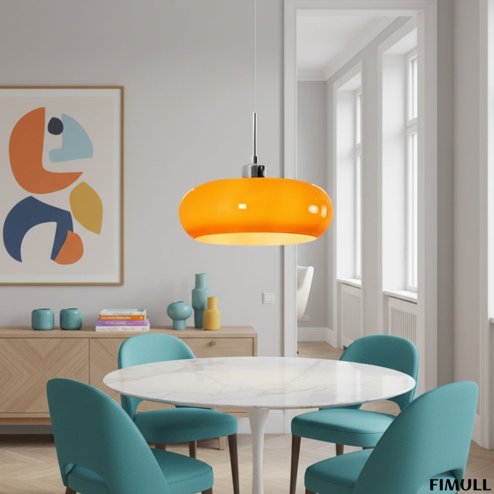 Bauhaus Glass Pendant Lamp Mid Century Modern for Kitchens and Dining