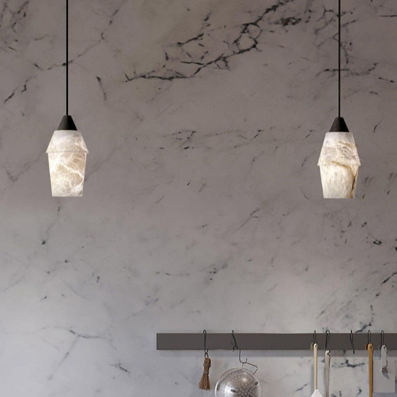 Elegant Marble Texture Pendant Light