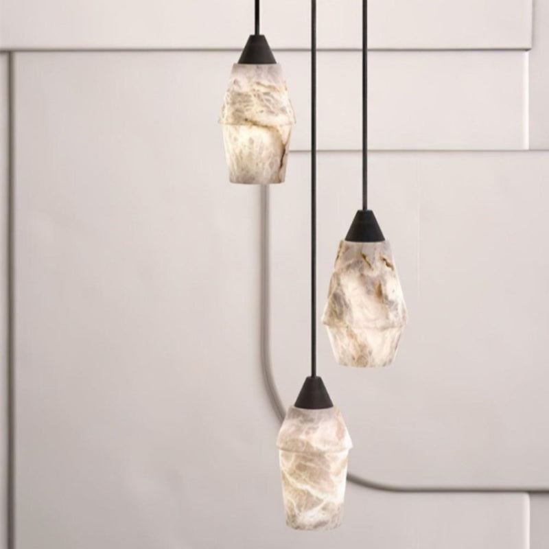 Elegant Marble Texture Pendant Light