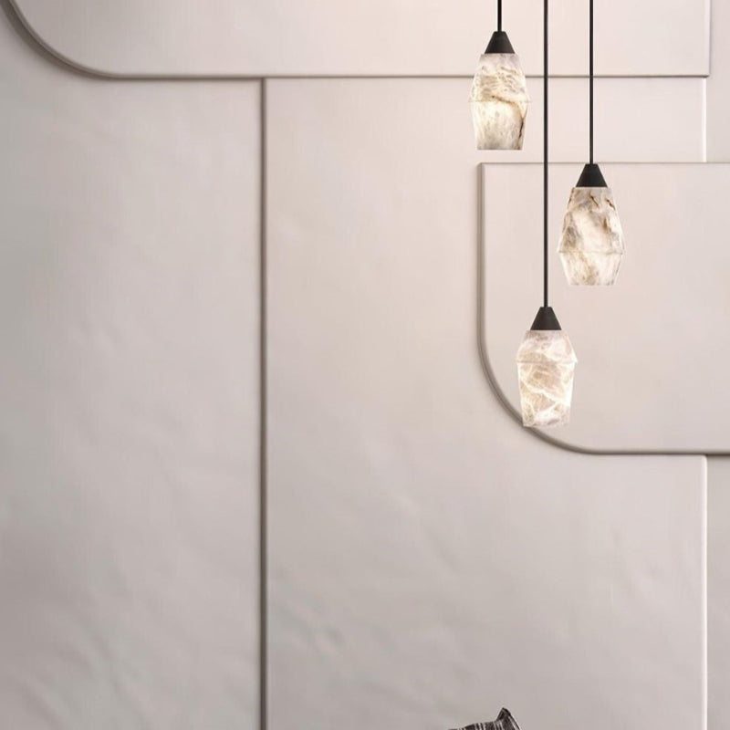 Elegant Marble Texture Pendant Light