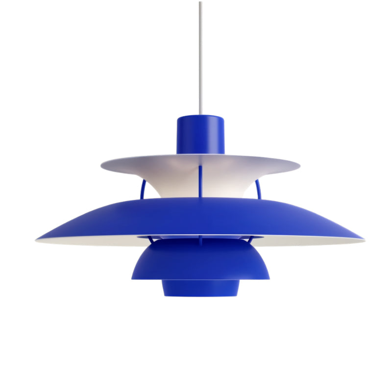 Dänische Pendelleuchte aus Metall – Klassische mehrschichtige Lampenschirmlampe fürs Schlafzimmer