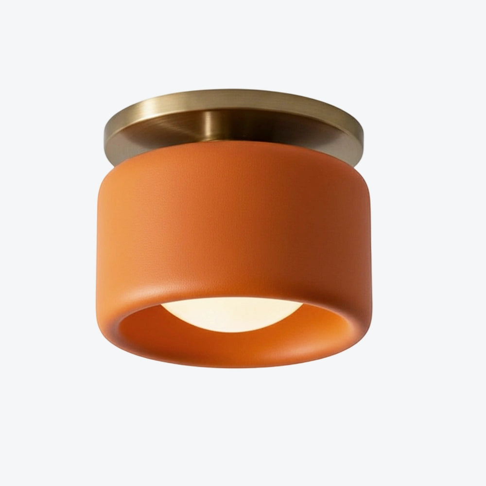 Elegant Porcelain Metal Ceiling Light with Modern Design for Living Room and Bedroom