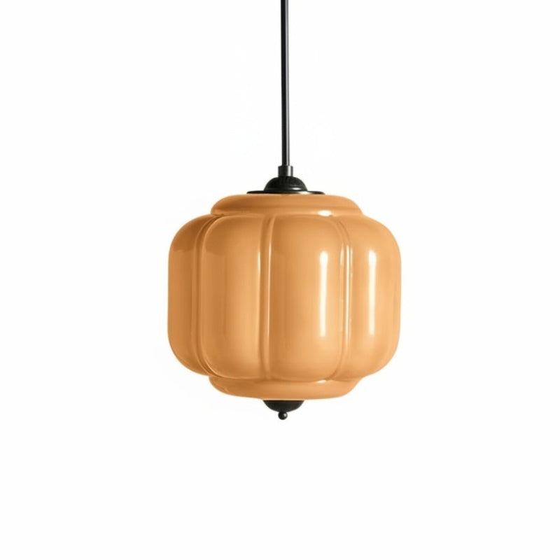 Eloise Vintage Pendant Light - Milk Glass Shade Light for Dining Room