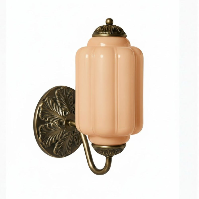 Milk Glass Vintage Eloise Bedside Wall Sconce