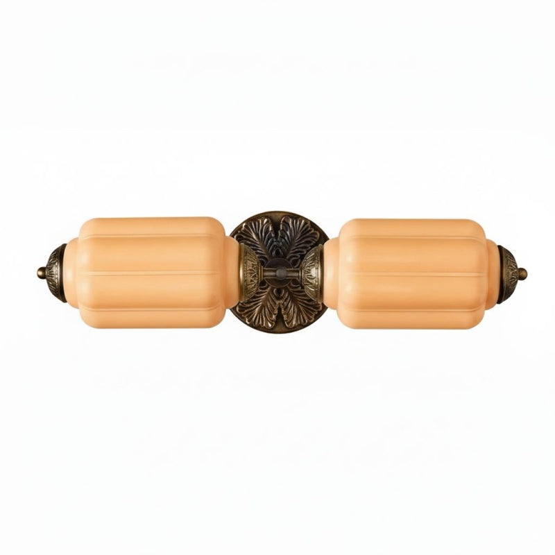 Eloise Laternen-Wandleuchte – Vintage-Glasschirm für Flurbeleuchtung