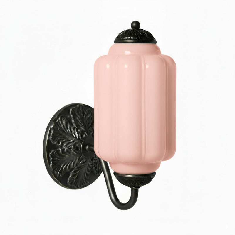 Milk Glass Vintage Eloise Bedside Wall Sconce