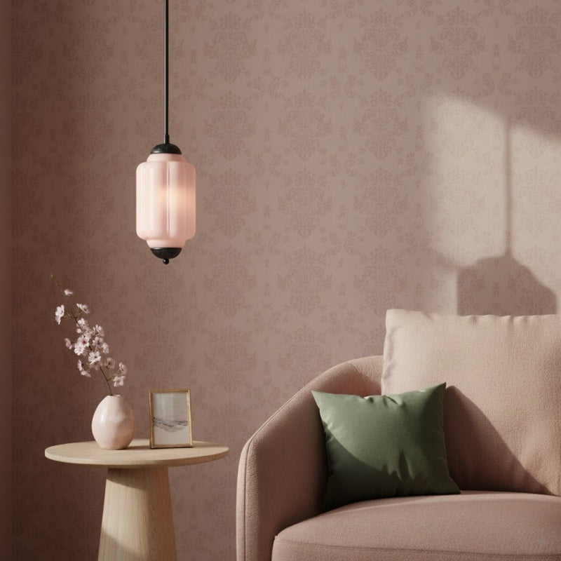 Eloise Vintage Glass Pendant Lamp - Slim Shade Lighting for Kitchen