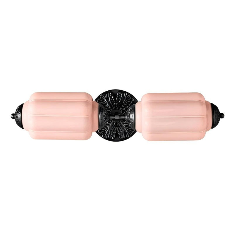 Eloise Laternen-Wandleuchte – Vintage-Glasschirm für Flurbeleuchtung