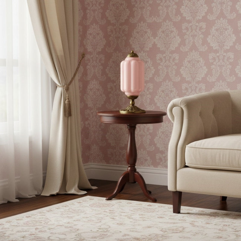 Vintage Milk Glass Eloise Table Lamp