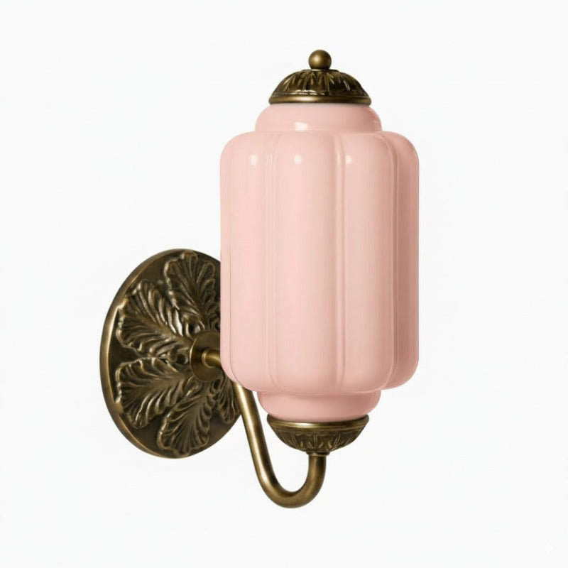 Milk Glass Vintage Eloise Bedside Wall Sconce