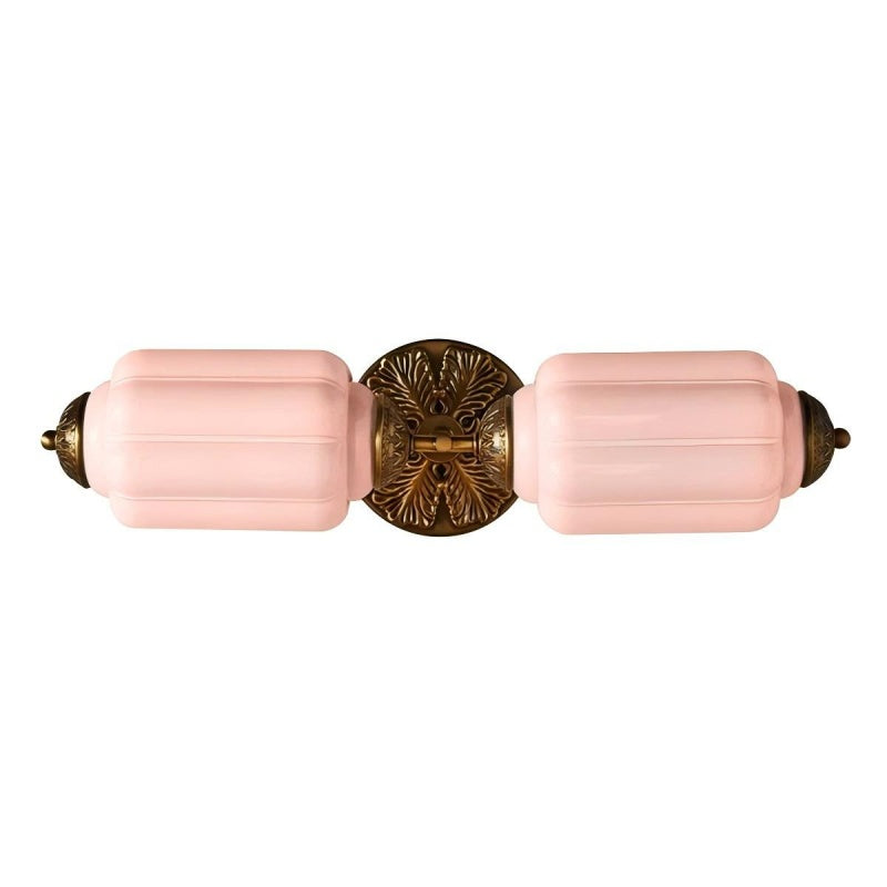 Eloise Laternen-Wandleuchte – Vintage-Glasschirm für Flurbeleuchtung