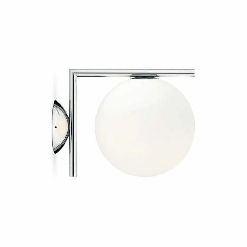 IC Wandleuchte - Messing und Glas Globus Luxuslampe für Korridor