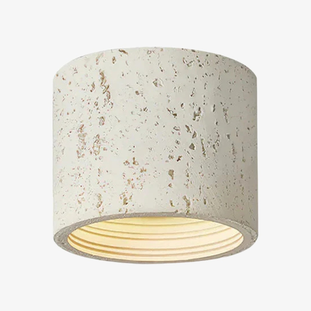 Wabi-Sabi Deckenlampe in zylindrischer Form für stilvolle Interieurs