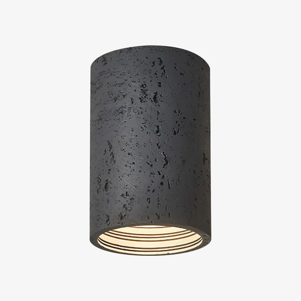 Wabi-Sabi Deckenlampe in zylindrischer Form für stilvolle Interieurs