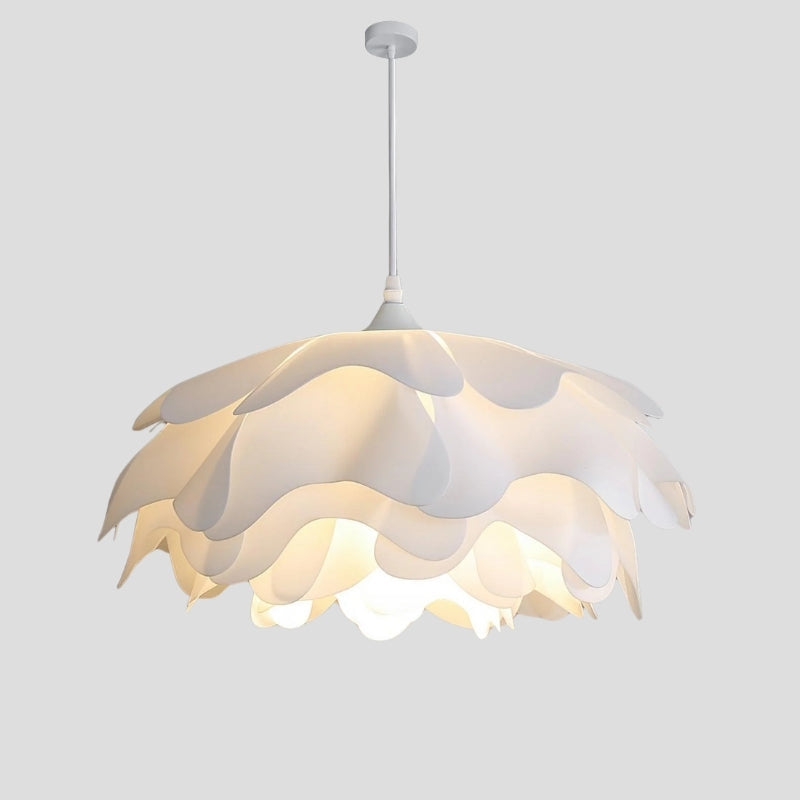 Minimalist White Multi-layer Petal Pendant Lamp