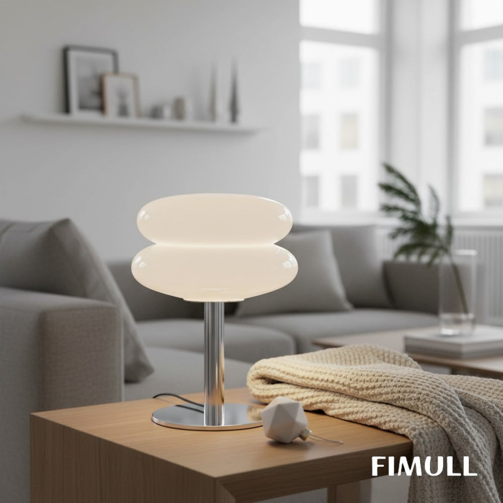 Bauhaus Lollipop Table Lamp Colorful Glass and Metal Contemporary Rooms