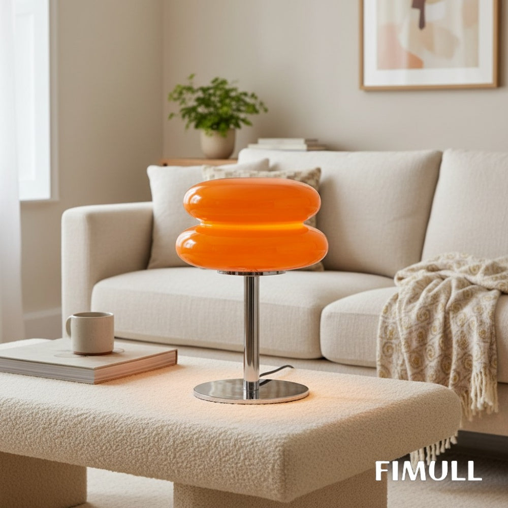 Bauhaus Lollipop Table Lamp Colorful Glass and Metal Contemporary Rooms