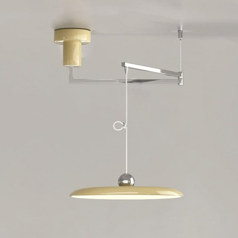 Minimalist Adjustable Swing Arm Pendant Light For Dining Room