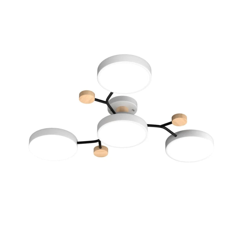Morandi Disc Branch Multihead Ceiling Light