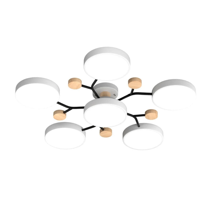 Morandi Disc Branch Multihead Ceiling Light