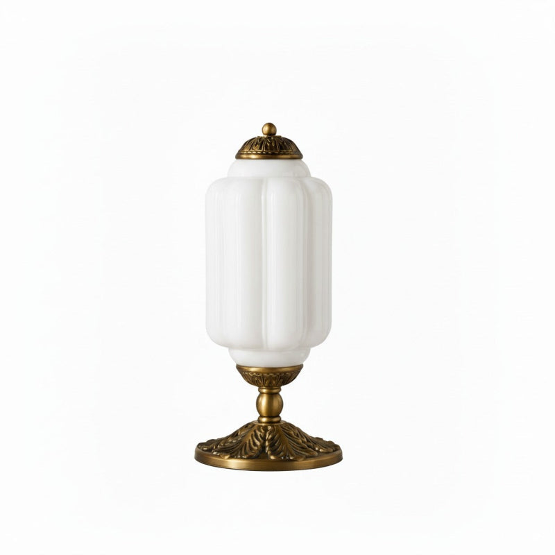 Vintage Milk Glass Eloise Table Lamp