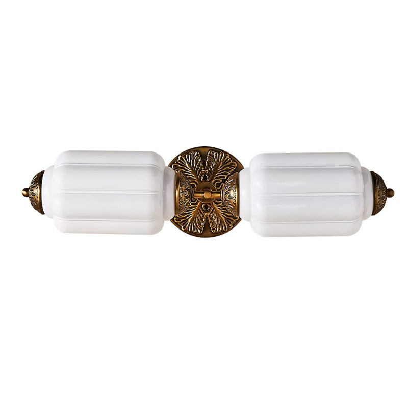 Eloise Laternen-Wandleuchte – Vintage-Glasschirm für Flurbeleuchtung