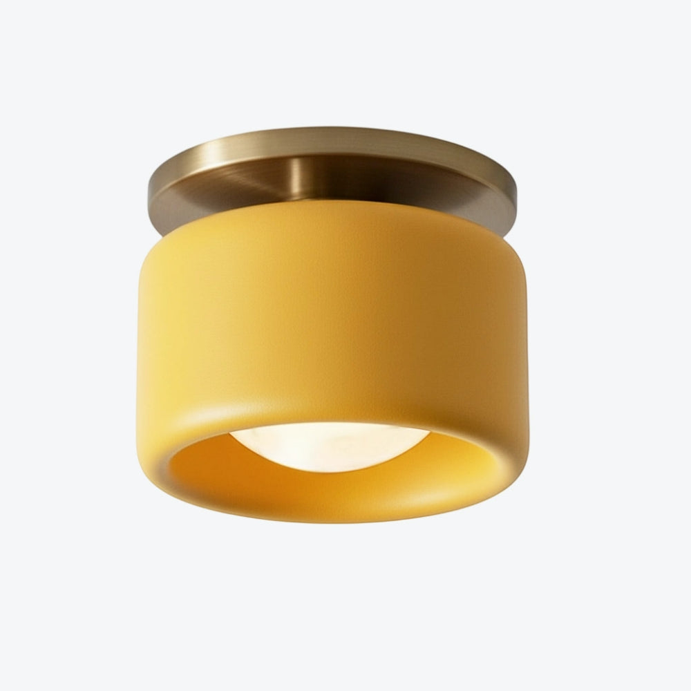 Elegant Porcelain Metal Ceiling Light with Modern Design for Living Room and Bedroom