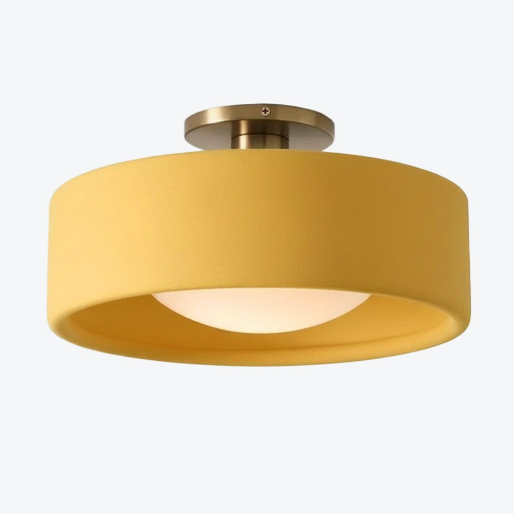 Elegant Porcelain Metal Ceiling Light with Modern Design for Living Room and Bedroom