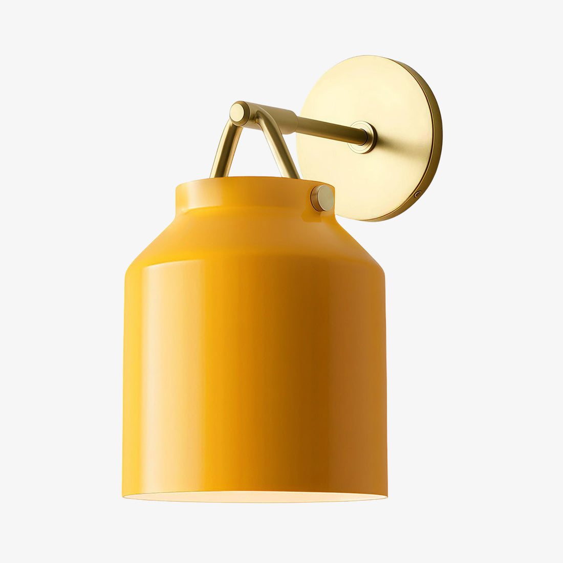 Hanton Wandleuchte aus Messing mit Feuchtraumschutz – Moderne Wandleuchte aus Glas für das Badezimmer