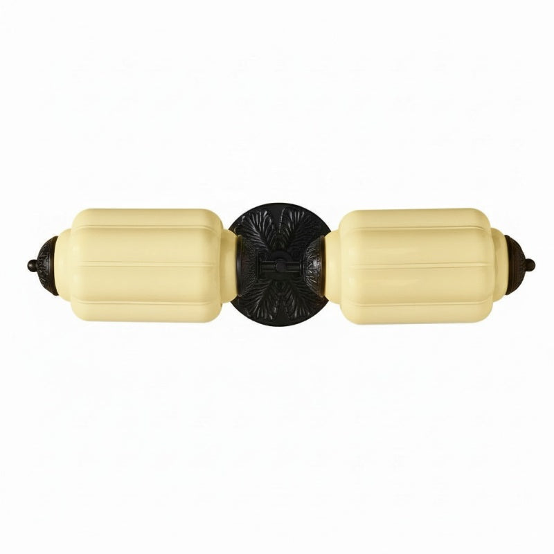 Eloise Laternen-Wandleuchte – Vintage-Glasschirm für Flurbeleuchtung