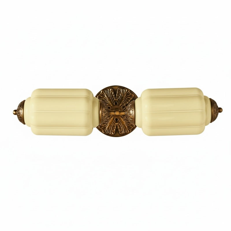 Eloise Laternen-Wandleuchte – Vintage-Glasschirm für Flurbeleuchtung