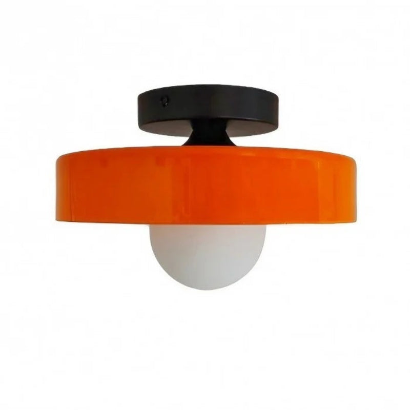 Morandi Disc Glass Wall Lamp Ceiling Lamp