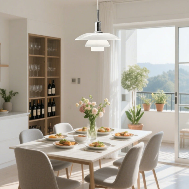 PH 3/2 Pendelleuchte - Metall und Glas Klassisch Lampe für Esszimmer