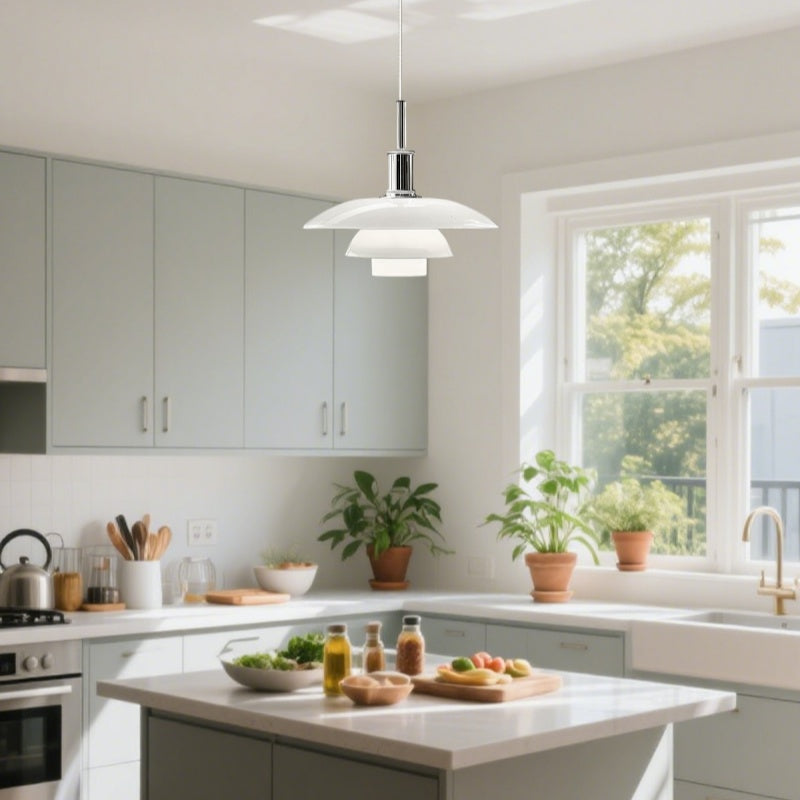 PH 3/2 Pendelleuchte - Metall und Glas Klassisch Lampe für Esszimmer